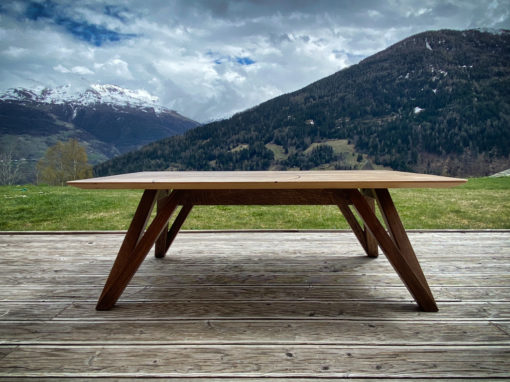 Table basse en chêne « upcyclé »